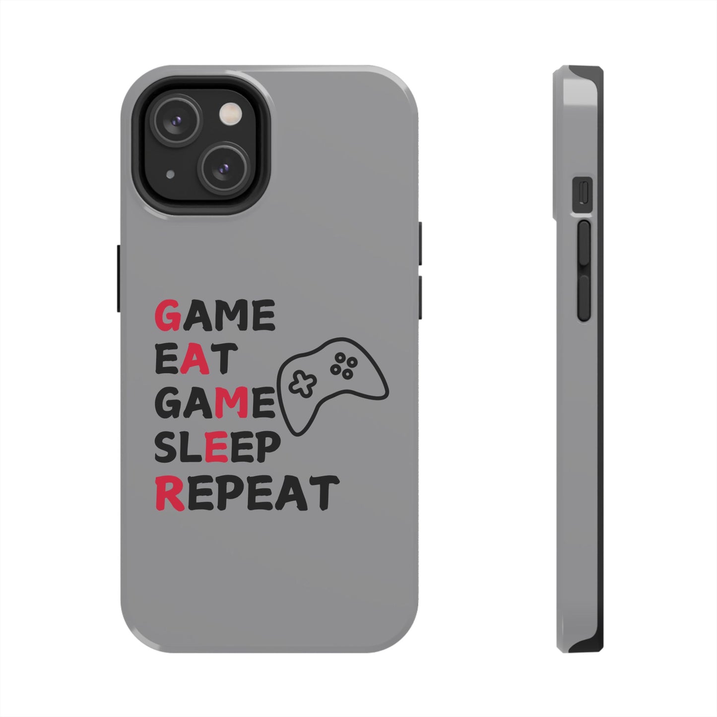 Gamer Phone Case - 'Game, Eat, Sleep, Repeat'