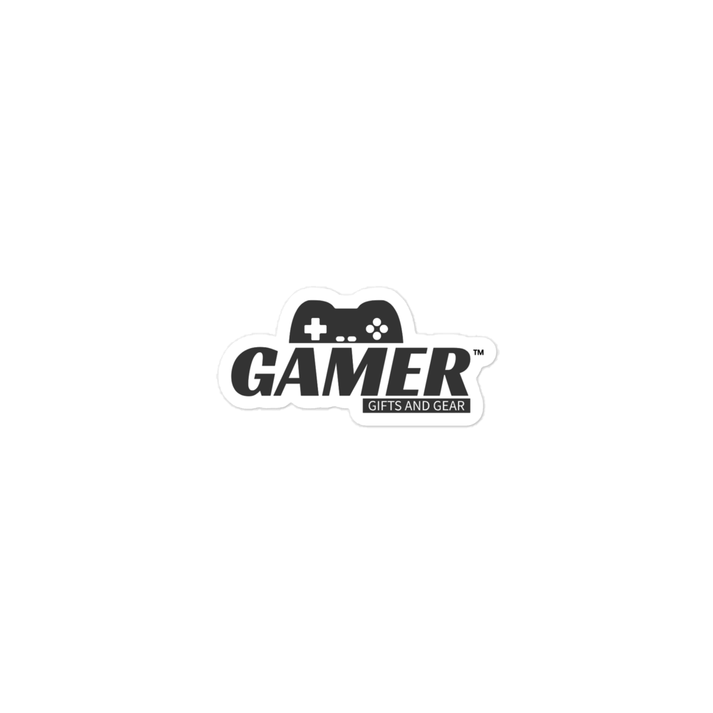 Gamer Gifts and Gear Logo Sticker